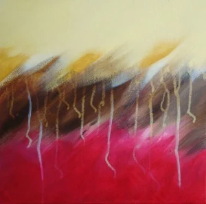 Tempête – Double carrés 40cm x 40cm – Diptyque – Acrylique