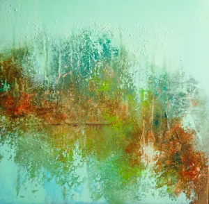 Art abstrait acrylique