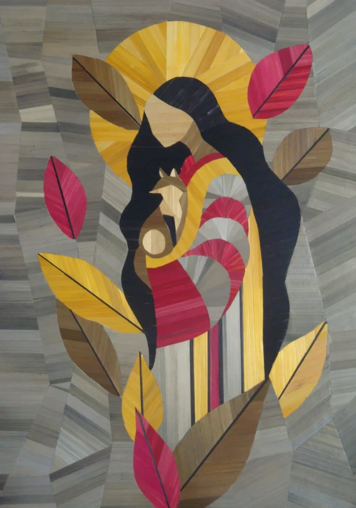 marqueterie paille